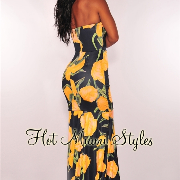 NWT Mermaid style strapless maxi dress - Picture 2 of 10